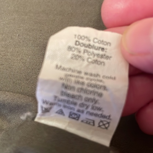 J. Crew Army Green Utility Jacket XS Lightly Used - Picture 6 of 9